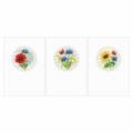 Kit carte de voeux fleurs des champs lot de 3 - 4