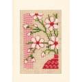 Kit carte motif japonais avec fleurs lot 3 - 4