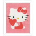 Kit tapisserie Hello Kitty avec un coeur - 4