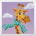 kit Diamond painting girafe + cadre 24x24 cm - 4