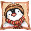 Kit coussin au point de croix pingouin - 4