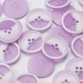 Bouton translucide bicolore - 408