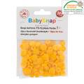 Bouton pression plastique BabySnap® rond orange - 408