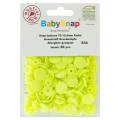 Bouton pression plastique BabySnap® jaune fluo - 408