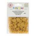 Bouton pression plastique BabySnap® rond moutarde - 408