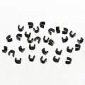 Arrêts supérieurs 8mm laiton noir x50u - 42