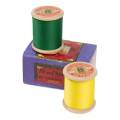Coffret coton sapin jaune x 2 bobines bois de 200m - 464