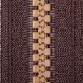 Zipper bicolore marron/beige 20cm x2 - 468
