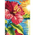 Canevas antique Luc 32/50 - hibiscus - 47