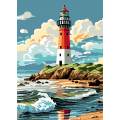 Canevas antique Luc 32/50 - le phare - 47
