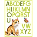 Kit Canevas Luc blanc 25/30cm - Abécédaire du chat - 47