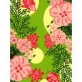 Kit Canevas Luc blanc 25/30cm - Ornement de fleurs - 47