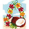 Kit Canevas Luc blanc 25/30cm - Aloha - 47