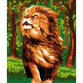 Kit Canevas Luc blanc 25/30cm - Lion - 47