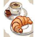 Kit Canevas Luc blanc 25/30cm - Petit-dejeuner - 47