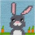 Kit canevas soudan 20x20 Mon lapin cookie - 1000