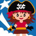 Kit Canevas Luc soudan enfant - Pirate fille - 47