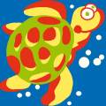 Kit Canevas Luc soudan enfant - Tortue - 47