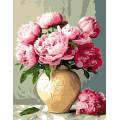Canevas Luc antique 50/65 - pivoines - 47