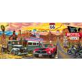 Canevas Luc antique 65/130 - Route 66 - 47