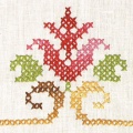 Lot 2 ovale 25/35 100%coton blanc - 47