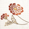 Lot 2 ovale 25/35 100%coton blanc - 47
