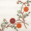 Lot 2 ovale 25/35 100%coton blanc - 47