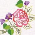 Lot 2 ovale 25/35 100%coton blanc - 47
