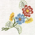 Lot 2 ovale 25/35 100%coton blanc - 47