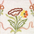 Lot 2 ovale 25/35 100%coton blanc - 47