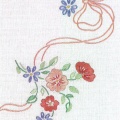 Lot 2 ovale 25/35 100%coton blanc - 47