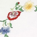 Lot 2 ovale 25/35 100%coton blanc - 47