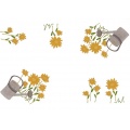 Lot 2 ovale 25/35 100%coton blanc - 47