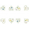 Lot 2 ovale 25/35 100%coton blanc - 47