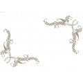 Lot 2 ovale 25/35 100%coton blanc - 47
