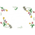 Lot 2 ovale 25/35 100% coton blanc - 47