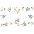 Lot 2 ovale 25/35 100% coton blanc - 47