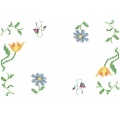 Lot 2 ovale 25/35 100% coton blanc - 47