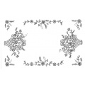 Lot 2 ovale 25/35 100% coton blanc - 47