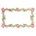 Lot de 2 napperons non bordés - cb coton blanc - 47