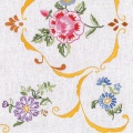 Rectangle 30/40 100%coton blanc - 47