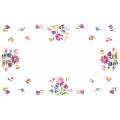 Rectangle 30/40 100%coton blanc - 47