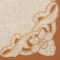 Rectangle 50/100 100%coton blanc - 47