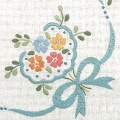 Rectangle 50/100 100%coton blanc - 47