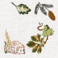 Rectangle 50/100 100%coton blanc - 47