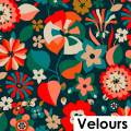 Tissu Dashwood velours corduroy Florali - 476