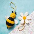 Mini kit feutrine l'abeille et sa fleur - 490