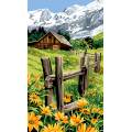 Canevas l'enclot du chalet - 55