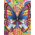 Canevas 45 x 65 cm - Papillon coloré - 55