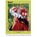 Canevas 60/80 - La fillette au chapeau rouge(Monet) - 55